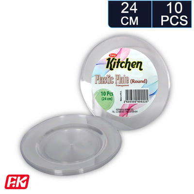 Easy Kitchen transparent plate No.24 (10 Pcs)