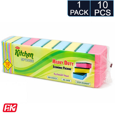 Easy Kitchen Dishwashing Sponge 10pcs