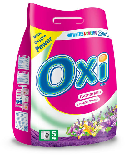 Oxi powder detergent with Lavender Breeze Automatic Laundry 5 kg