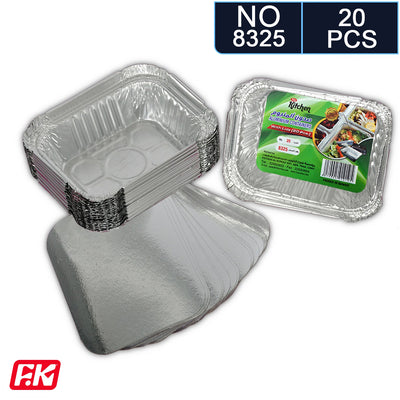 Easy Kitchen Aluminum Container 8325 (20 Pcs)