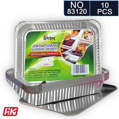 Easy Kitchen Container Plate (Aluminum) 83120 (10 Pcs)