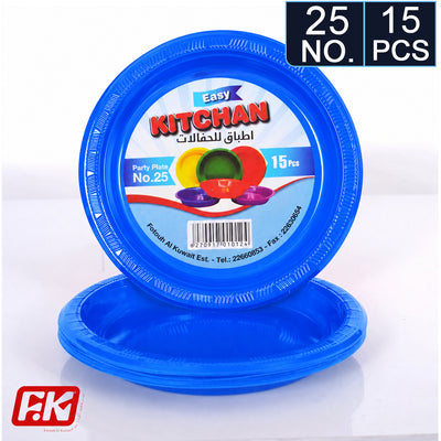 Easy Kitchen Colored plate number No.25 (15 Pcs)