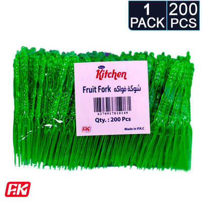Easy Kitchen Fruit fork (200 Pcs)