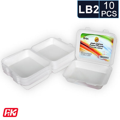 Easy Kitchen Foam containers LB2 (10 Pcs)