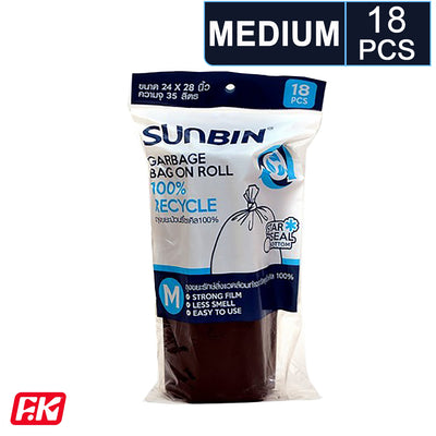Sunbin Roll garbage bags (18 bags) (M) by Easy Kitchen