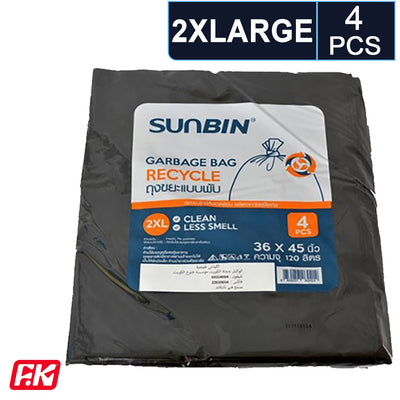 Sunbin Black garbage bags 4 bags (2XL) by Easy Kitchen