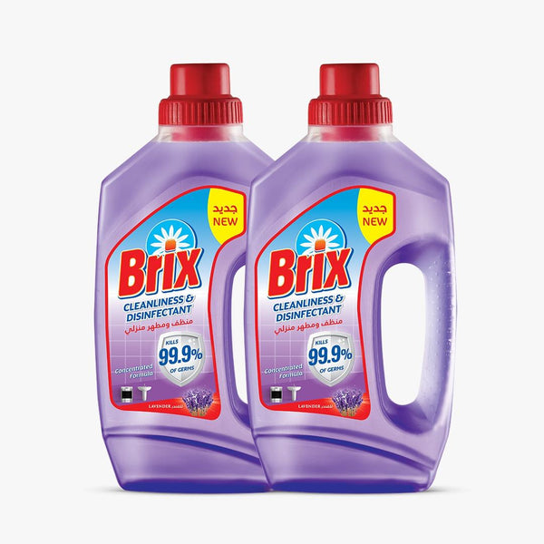 Brix Cleanliness & Disinfectant 730ml (Lavender) Concentrated Formula ×  2
