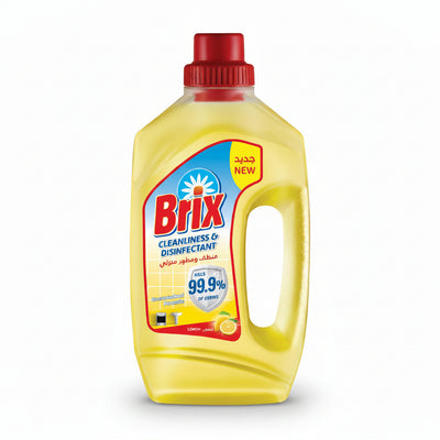 Brix Cleanliness & Disinfectant 730ml (Yellow Lemon) Concentrated Formula