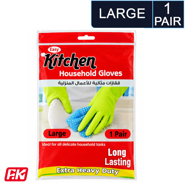 Easy Kitchen Household Gloves 1pair Large