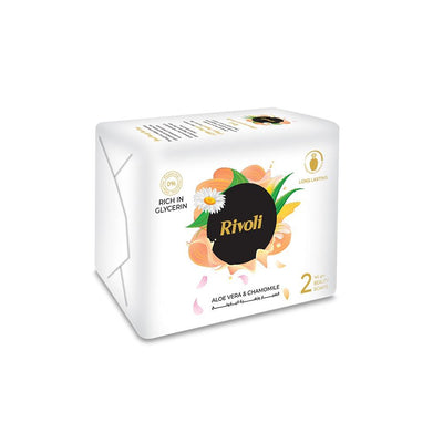 Rivoli Bar Soap White 165 gm  - Bundle 2